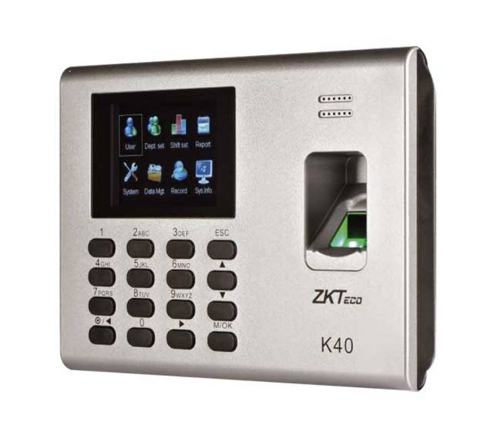 ZKTeco K40-Pro Time Attendance & Simple অ্যাকসেস কন্ট্রোল Terminal With Adapter বাংলাদেশ - 755669
