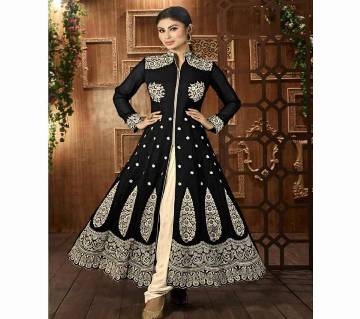 Semi-stitched Georgette Embroidery Long Suit (Copy)