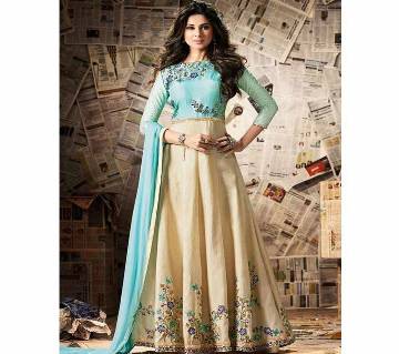 Semi-stitched Georgette Embroidery Long Suit (Copy)