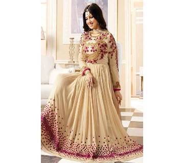 Semi-stitched Georgette Embroidery Party Dress (Copy)