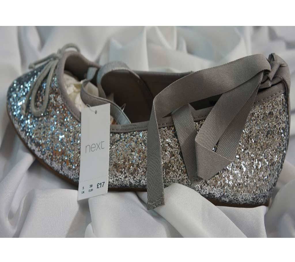 Silver Glitter Ballet Shoes বাংলাদেশ - 740313