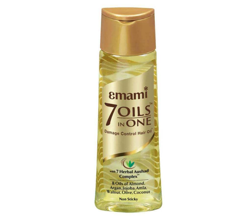 Emami 7 Oils In 1 ড্যামেজ কন্ট্রোল হেয়ার অয়েল - 200ml - India বাংলাদেশ - 768976