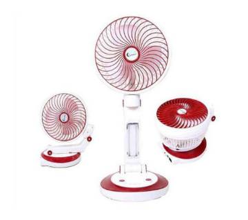 Rechargeable Fan with LED Lights