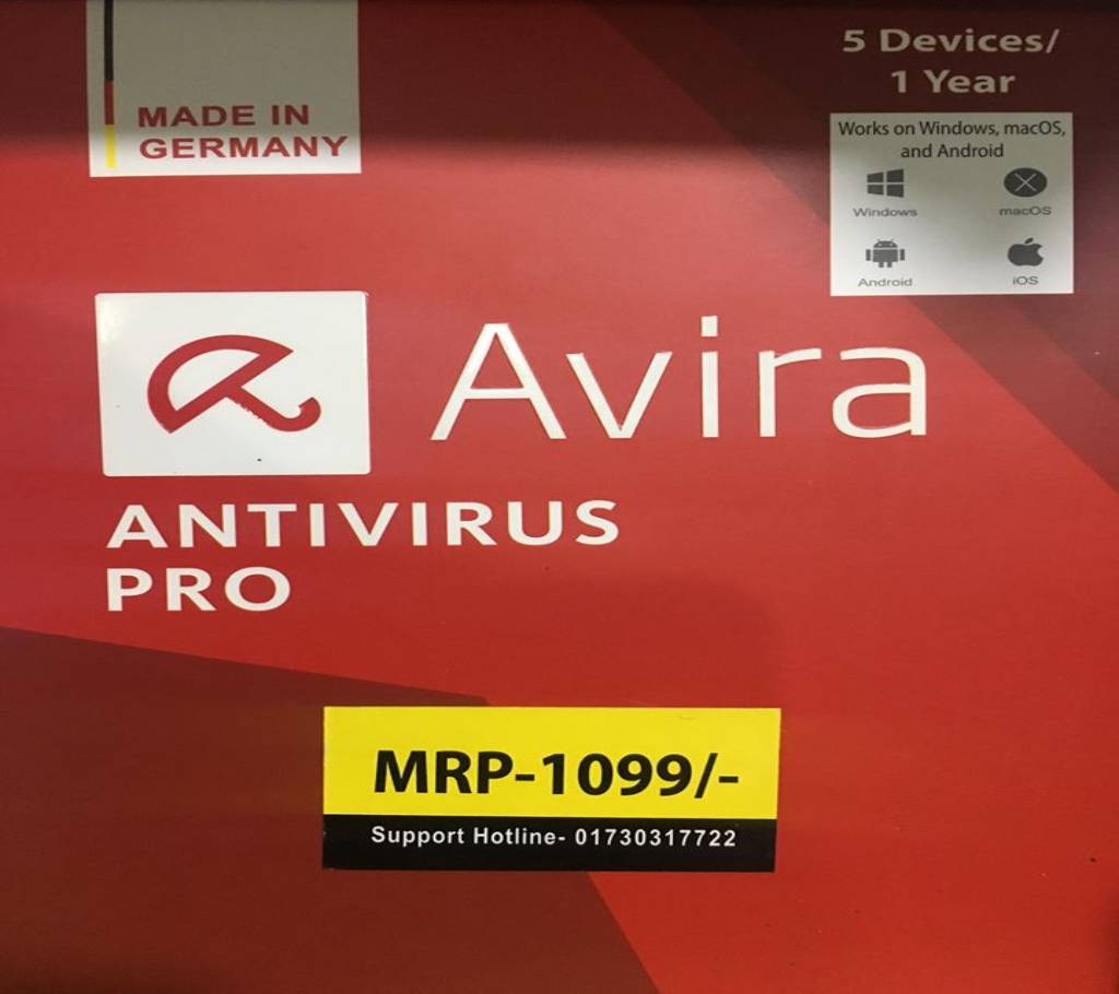 Avira Antivirus PRO + Internet Security 2018 - 5 Device বাংলাদেশ - 844179
