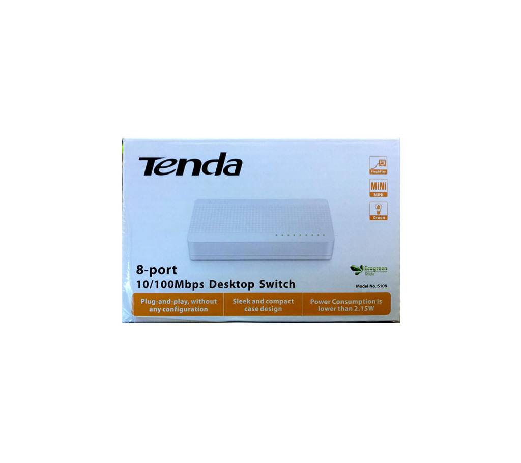 Tenda S108 8-port ইথারনেট সুইচ বাংলাদেশ - 844215