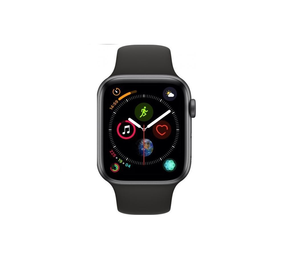 Apple Watch Series 4 (GPS, 44mm) – Space Gray Aluminium Case with ব্ল্যাক স্পোর্ট ব্যান্ড বাংলাদেশ - 1141409