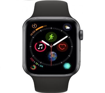 Apple Watch Series 4 (GPS, 44mm)  Space Gray Aluminium Case with Black Sport Band