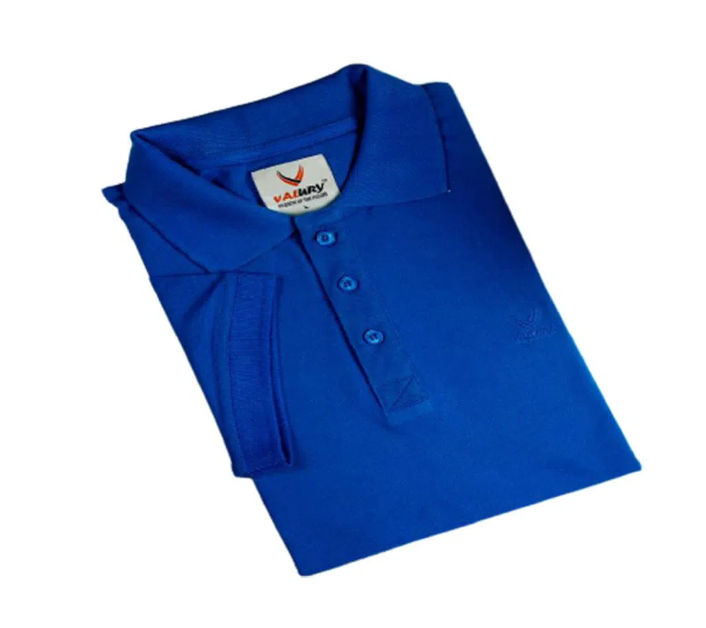 Half sleeve Cotton Polo shirt for men-Nebulas Blue Polo