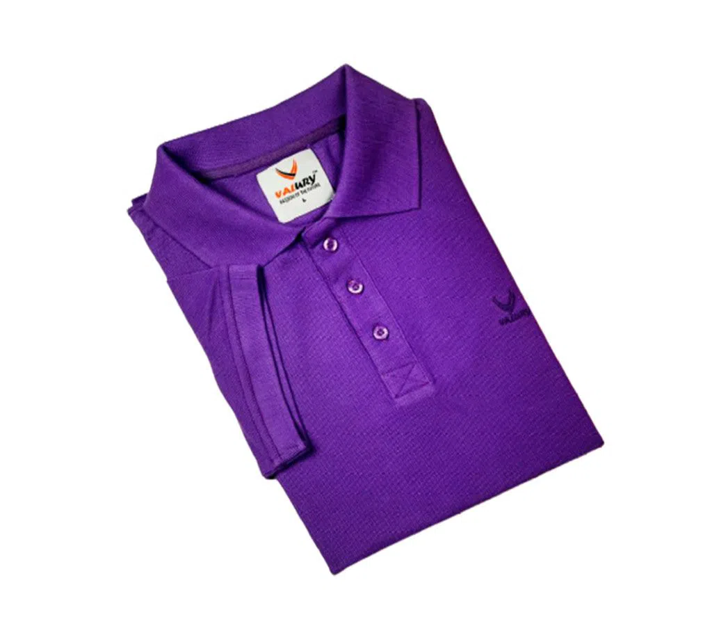 Half sleeve Cotton Polo shirt for men- Ultra Violet Polo