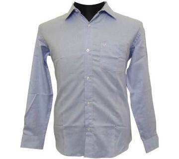 Blue Herringbone Shirt