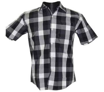 White Black Checkered Shirt