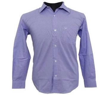 Purple Herringbone Shirt