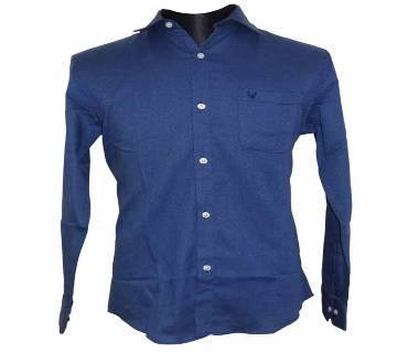 Deep Blue Houndstooth Shirt