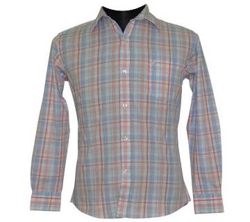 White Tartan Check Shirt