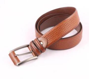 artificial leather formal belt for men