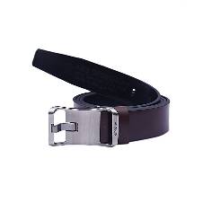 Dark Brown Leather Formal Belt For Men