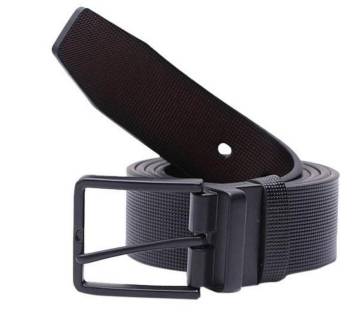 artificial leather belt black for men