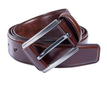 artificial leather belt brown for men