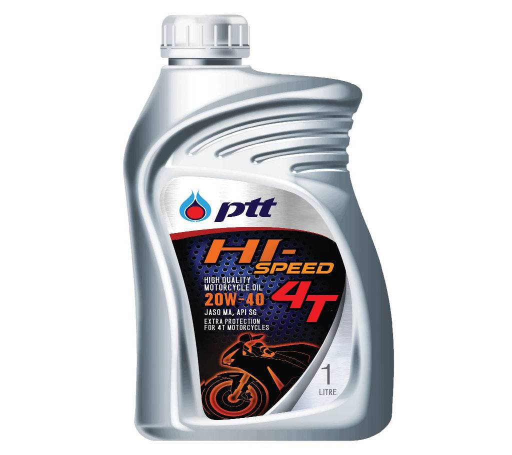 PTT Hi-Speed 20W 40 4T Motor Oil - 1L বাংলাদেশ - 757879