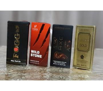 4 pcs CConcentrated Perfume (Attor) ombo Offer -6ml-France