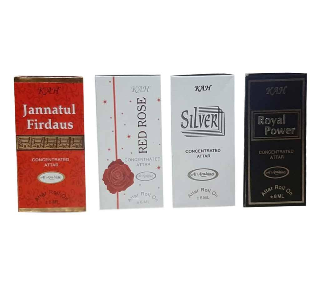 Jannatul Firdous, Red Rose, Silver & Royal Power আতর-4ps-6ml-BD বাংলাদেশ - 1104788