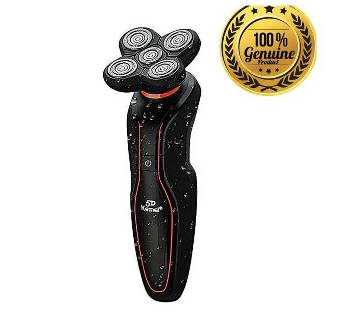 Kemei KM-6181 3 in 1 Washable Rechargeable Shaver and For Men - Black