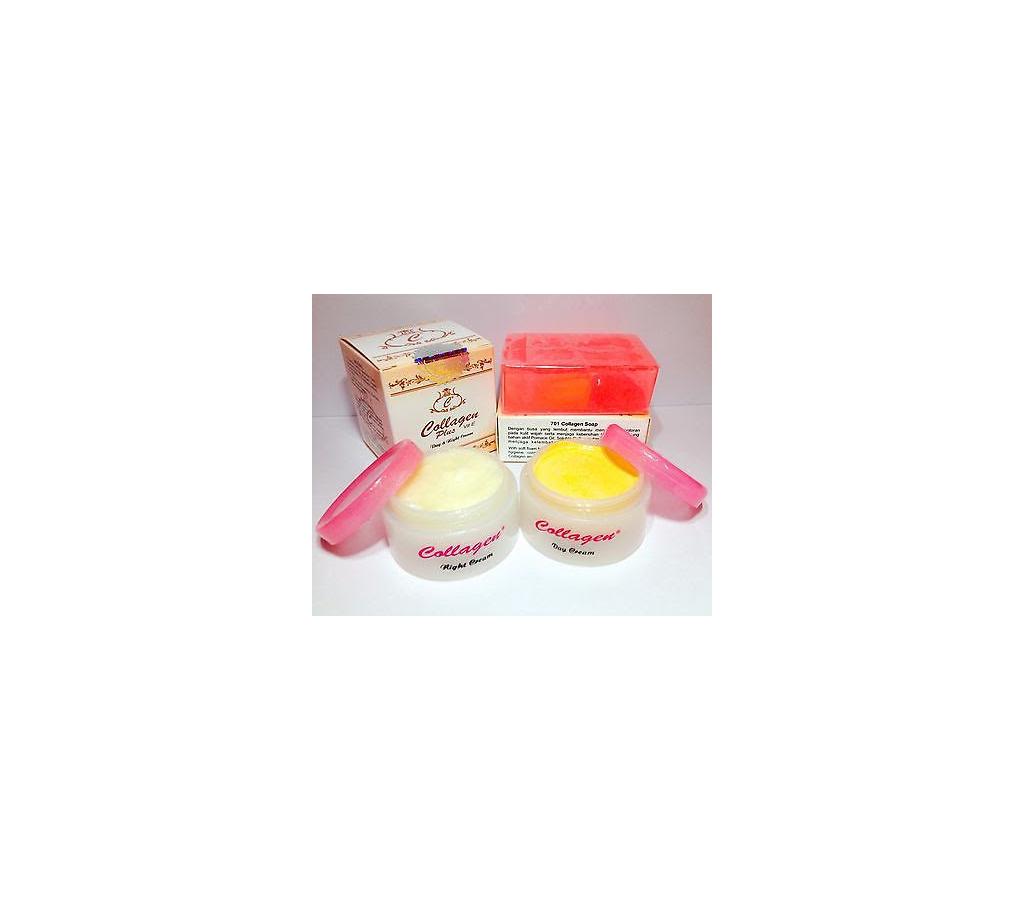 Collagen Beauty Soap & Cream Set - Malaysia বাংলাদেশ - 728094