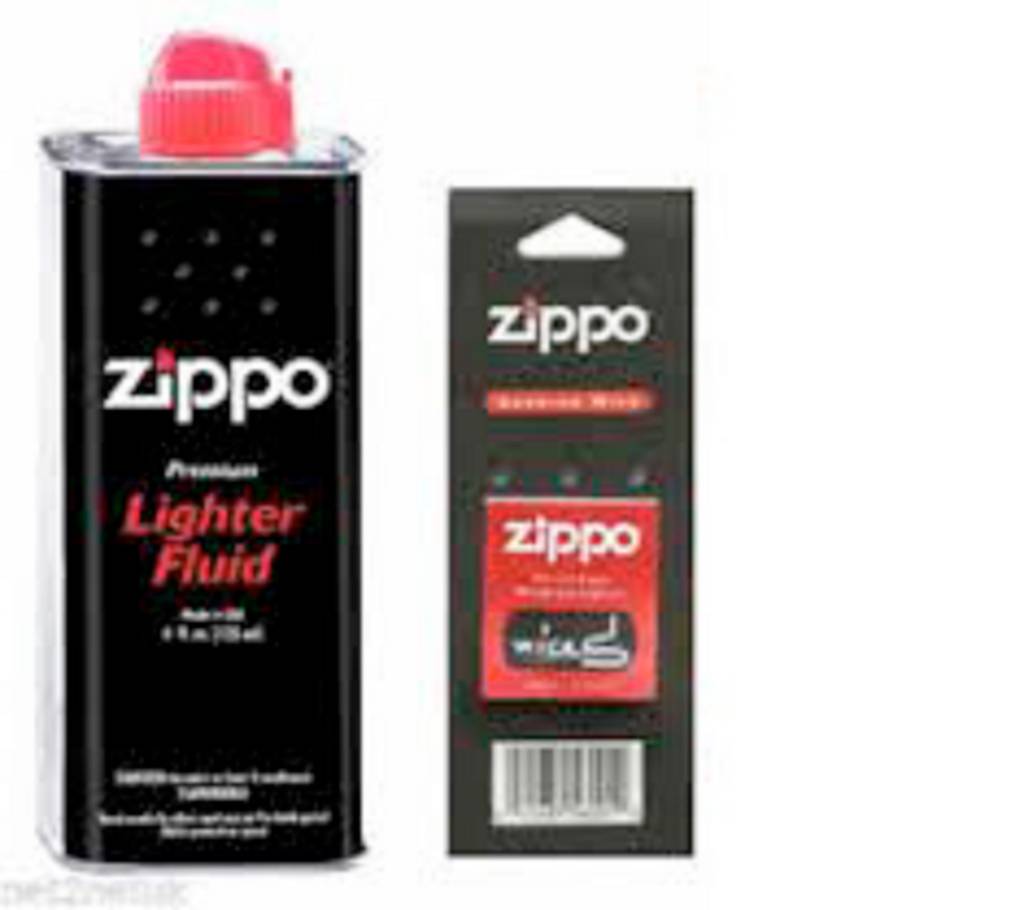 Zippo লাইটার FLUID can, WICK pack কম্বো বাংলাদেশ - 739032