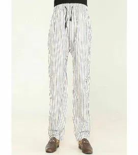 Mens extra relax cotton multi color check Trouser-white 
