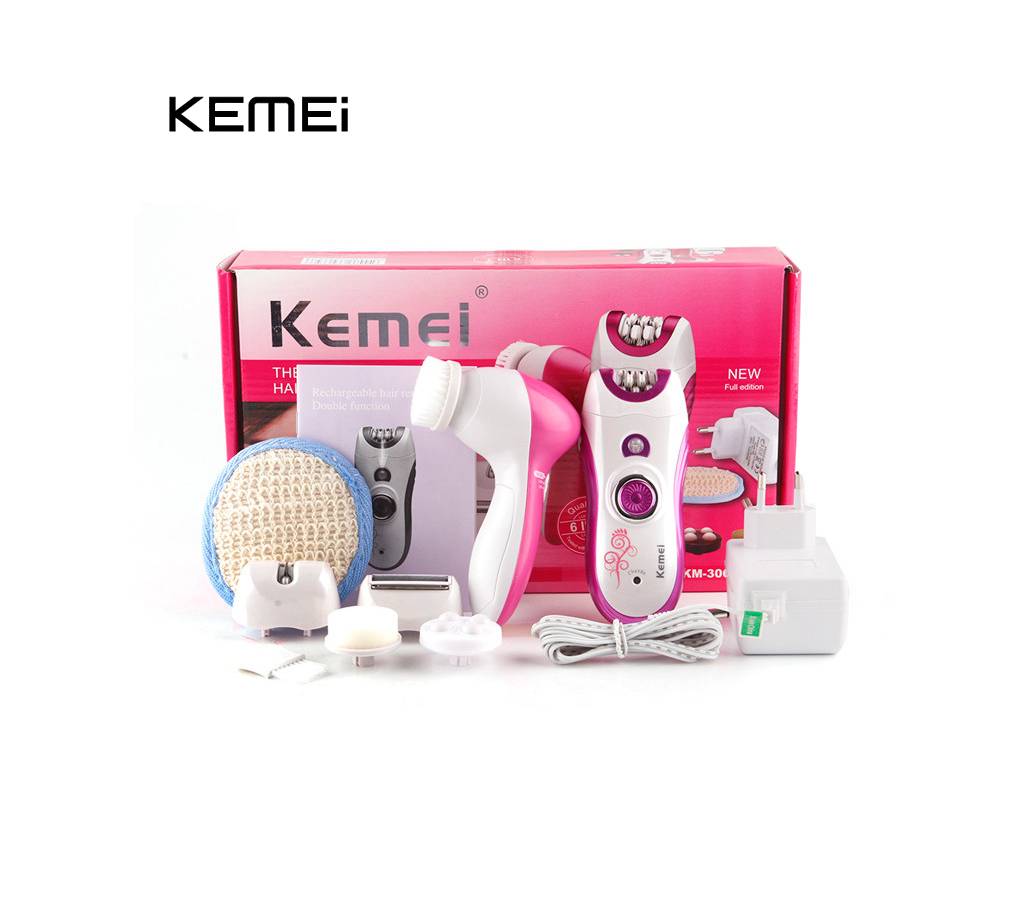 Kemei 6 in 1 Electric Female Body Cleaner বাংলাদেশ - 738775