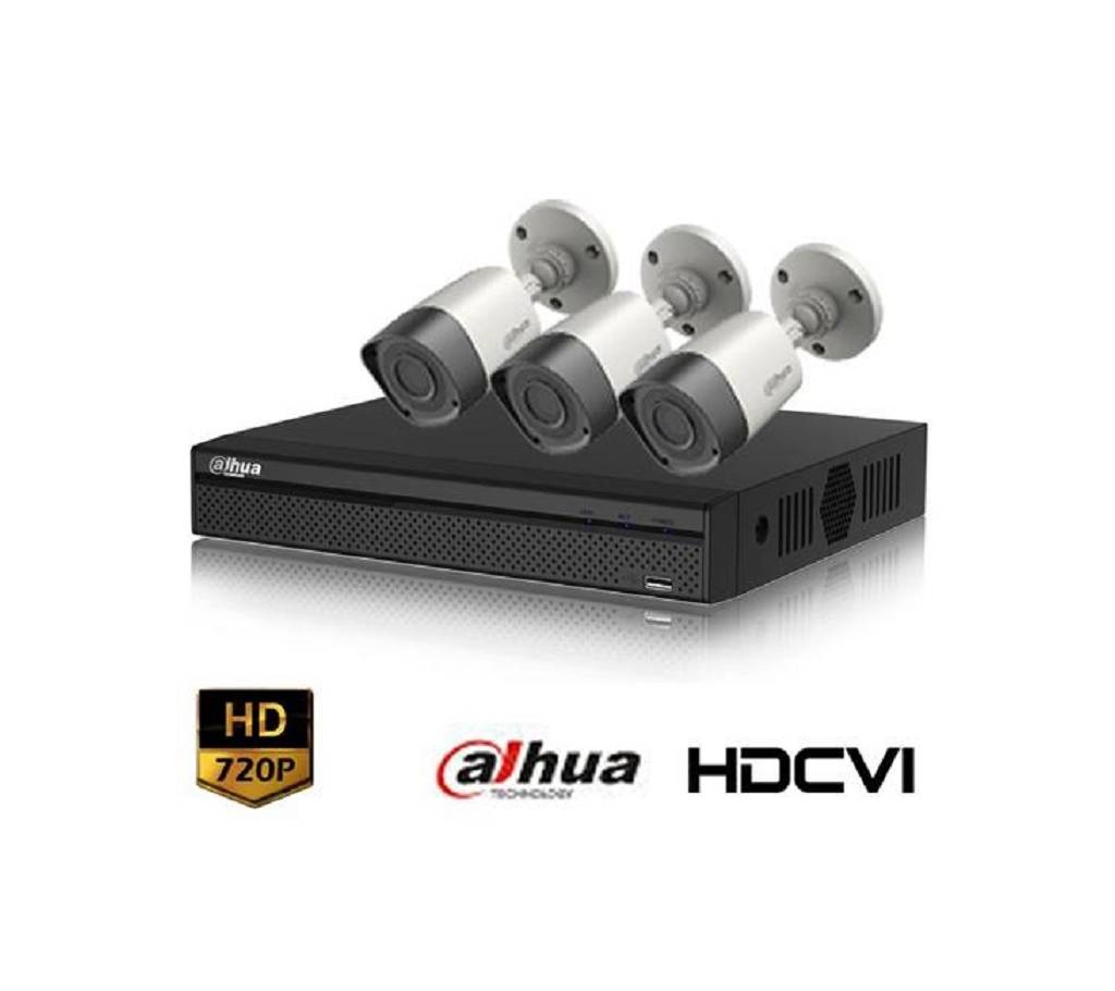 Dahua HD-CVI 04 Channel DVR With 03 Units HD-CVI 720p ক্যামেরা বাংলাদেশ - 736735
