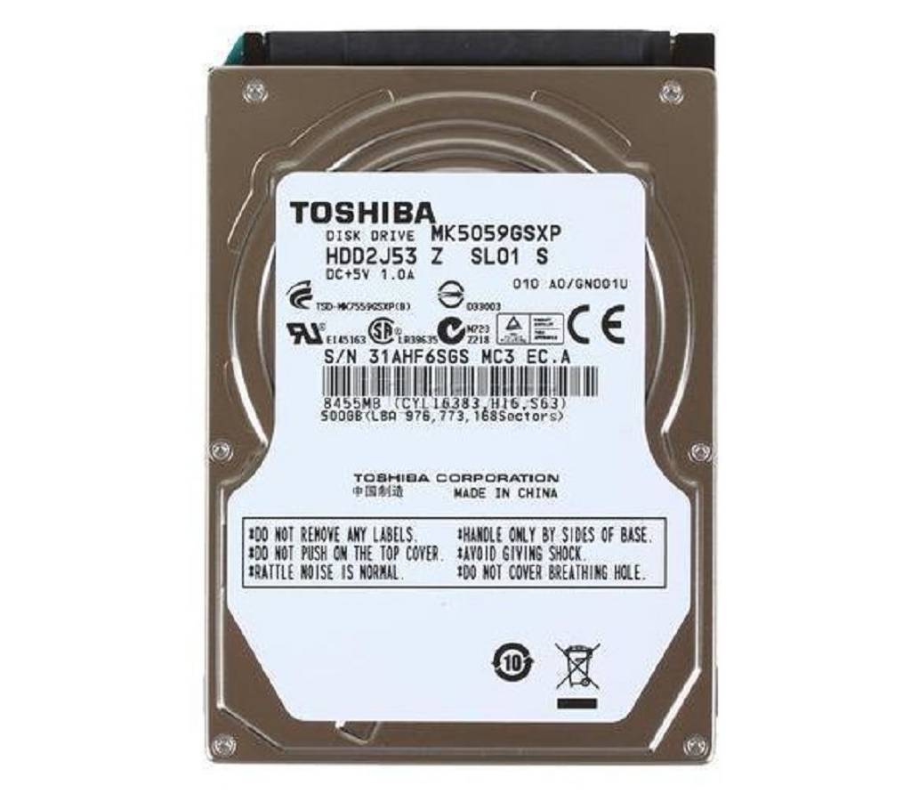 Toshiba 500GB ল্যাপটপ হার্ড ডিস্ক বাংলাদেশ - 742040