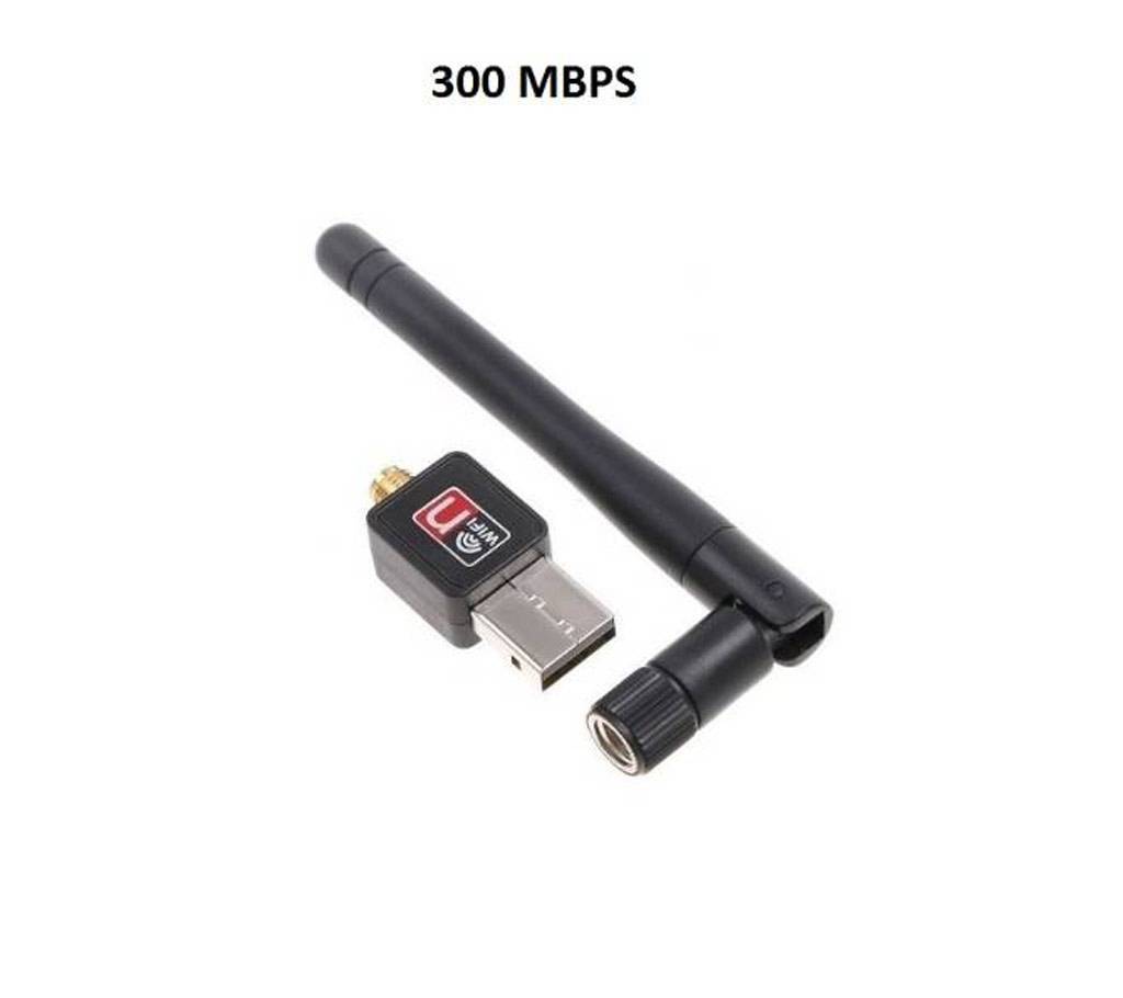ওয়্যারলেস 300 Mbps USB WiFi অ্যাডাপ্টার বাংলাদেশ - 737296