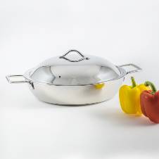 Frying Pan With SS Lid & Handle (26cm)