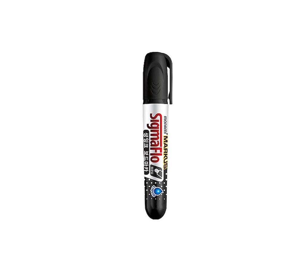 Monami SigmaFlo Whiteboard Marker - Black - 6 Pcs বাংলাদেশ - 738340