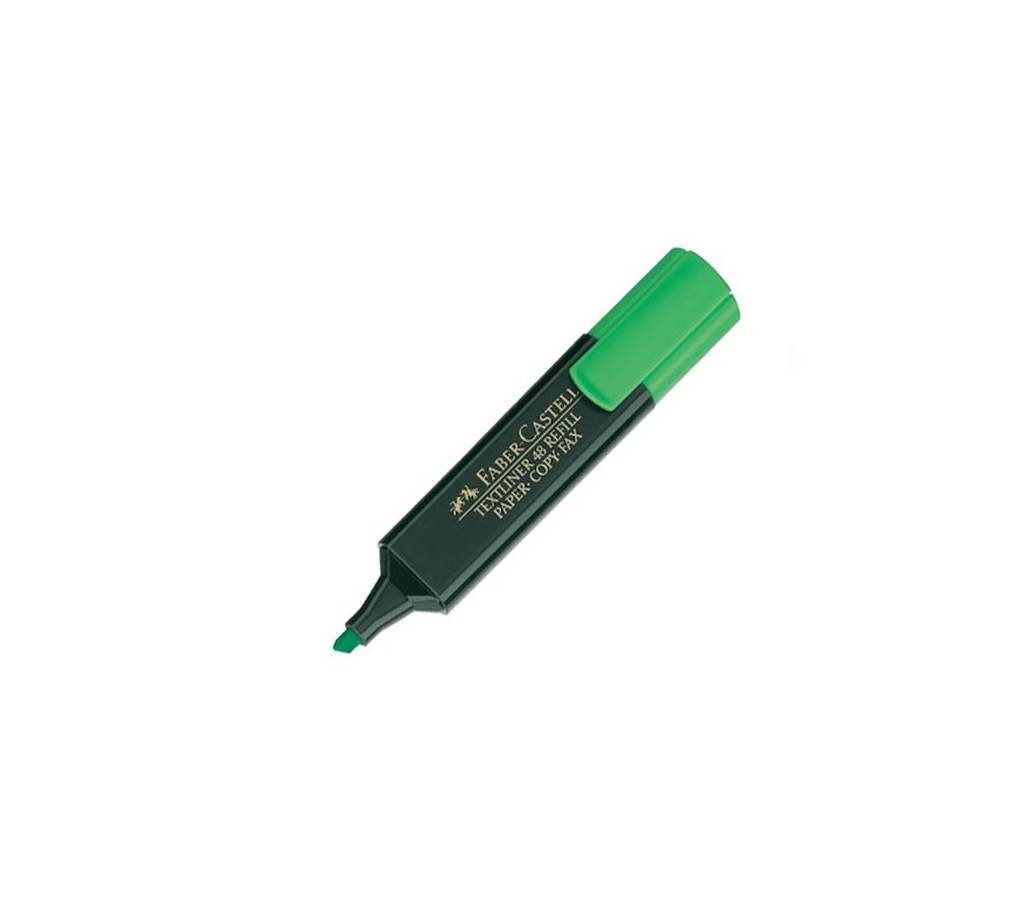 Faber Castell টেক্সটলাইনার Highlighter Marker Pen - Green - ৫ পিস বাংলাদেশ - 738399