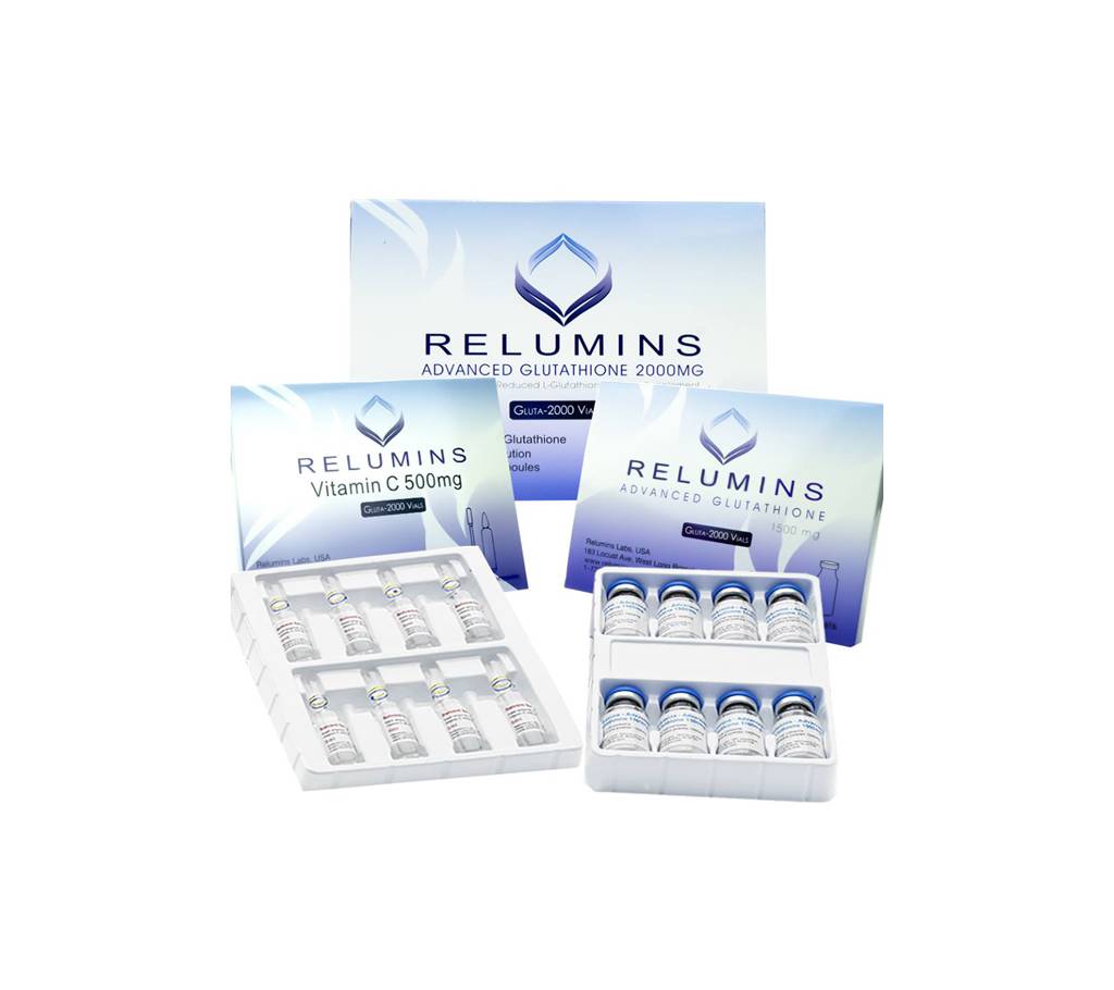 Relumins Advanced Glutathione 2000mg - Glutathione & Vitamin C - USA বাংলাদেশ - 897410