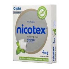 Nicotex Chewing Gum Mint Flavour- 1Box (Quitting Smoking And Tobacco Addiction) 4mg