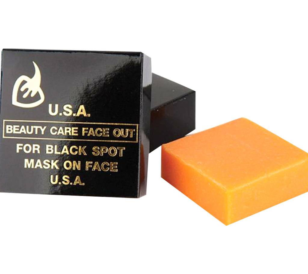 USA বিউটি কেয়ার ফেস আউট & হোয়াইটেনিং সোপ 50gm (For Black Spot Mask On Face and Body) বাংলাদেশ - 769842