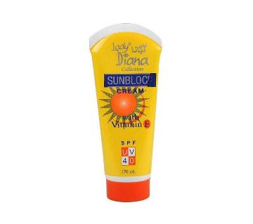 Lady Diana Daily Sunscreen Sunblock Cream SPF-40 For Women 170ml