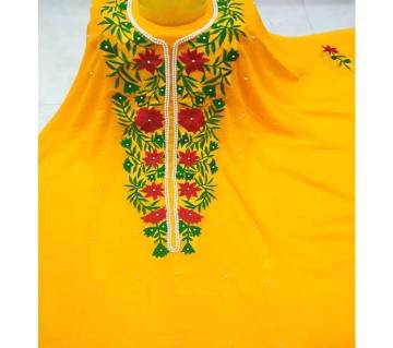 Indian weightless Georgette Embroidery Carcupi For women