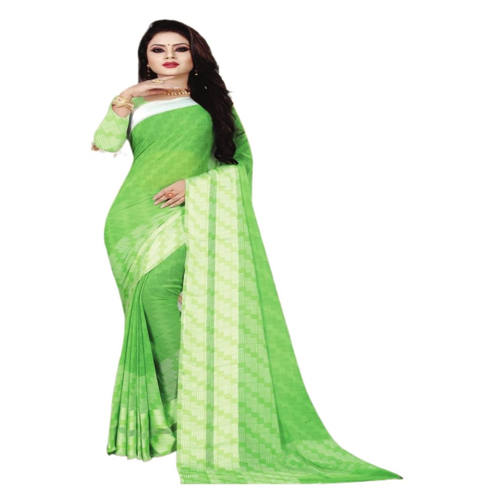 Indian Silk Saree with Blouse Piece