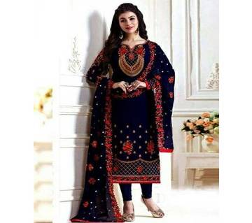 Unstitched Gorgette Embroidery Salwer kammez for Women