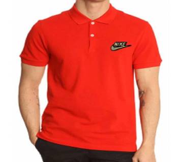 red-nike-logo-cotton-short-sleeve-polo-for-men-copy