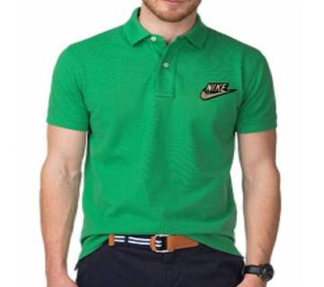 light-green-nike-logo-cotton-short-sleeve-polo-for-men-copy