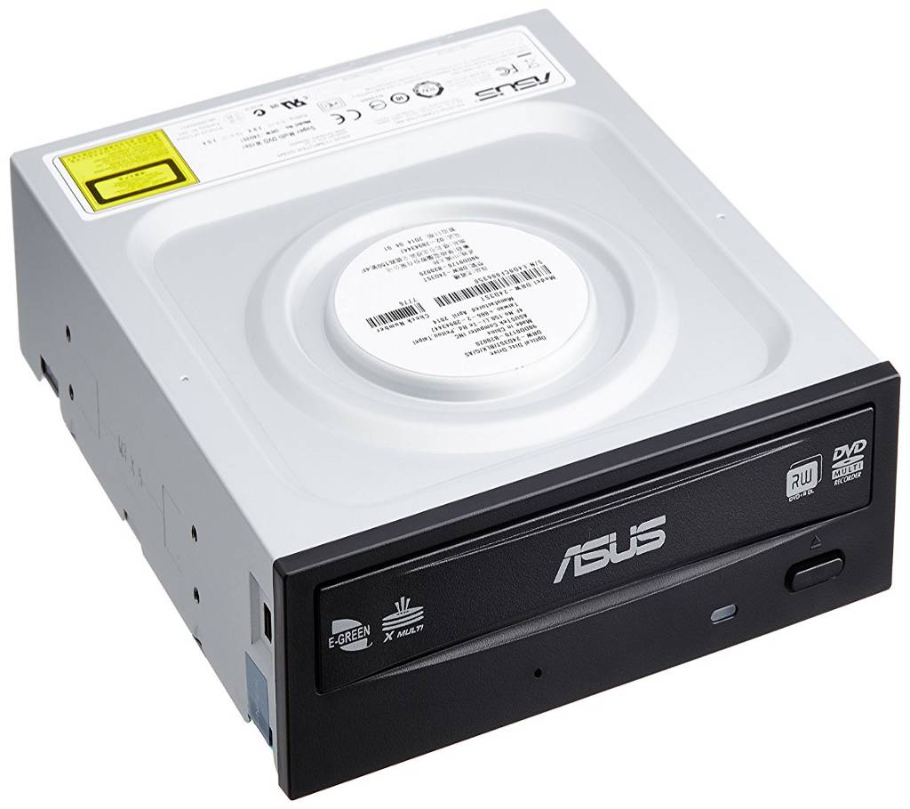 Asus 24x DVD-RW SATA ইন্টারনাল অপটিক্যাল ড্রাইভ - ব্ল্যাক বাংলাদেশ - 748633
