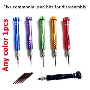 5 in 1 Portable Precision Screwdriver Set, Include 5pcs Bits of Screwdriver