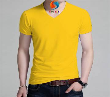 Gents Solid Color Cotton T-Shirt