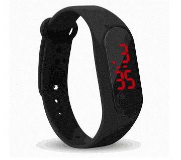 LED Sports Black touch Watch