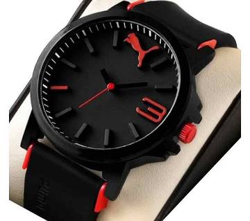 Black Red Sports Watch for Men